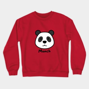 Panda go munch Crewneck Sweatshirt